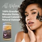 Oatmeal & Calendula Whipped Bison Tallow Cream with Manuka Honey